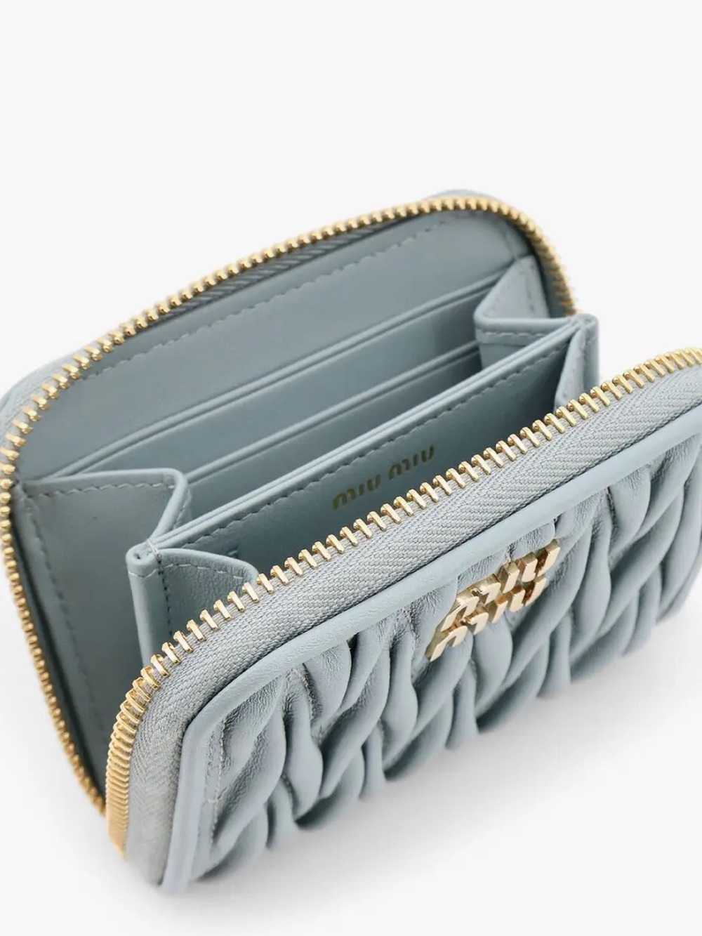 Miu Miu Matelassé Nappa Leather Coin Purse - Picture 2 of 2